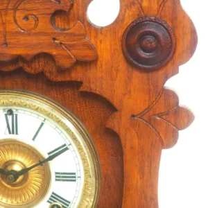 Antique English 8 Day Twin Fusee W J Benson Bracket clock 8-Day Striking Double Fusee London Clock, view 2