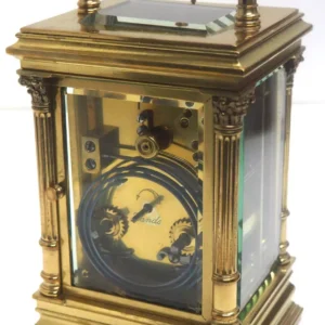 19THC English Style Chiming Longcase Clock Mahogany 8 Bell Grandfather Clock Dual Chime