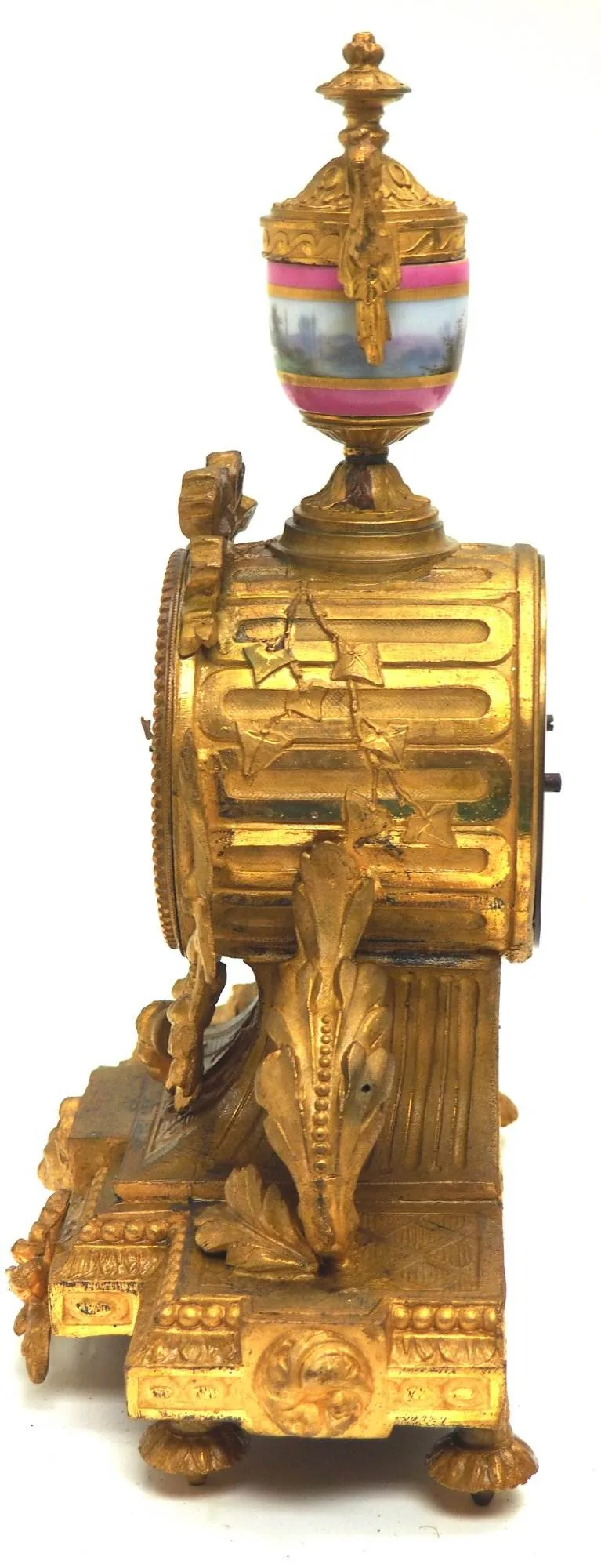 Rare London Verge Bell Top Bracket Clock - Double Fusee Verge Clock By William Strong London, view 5
