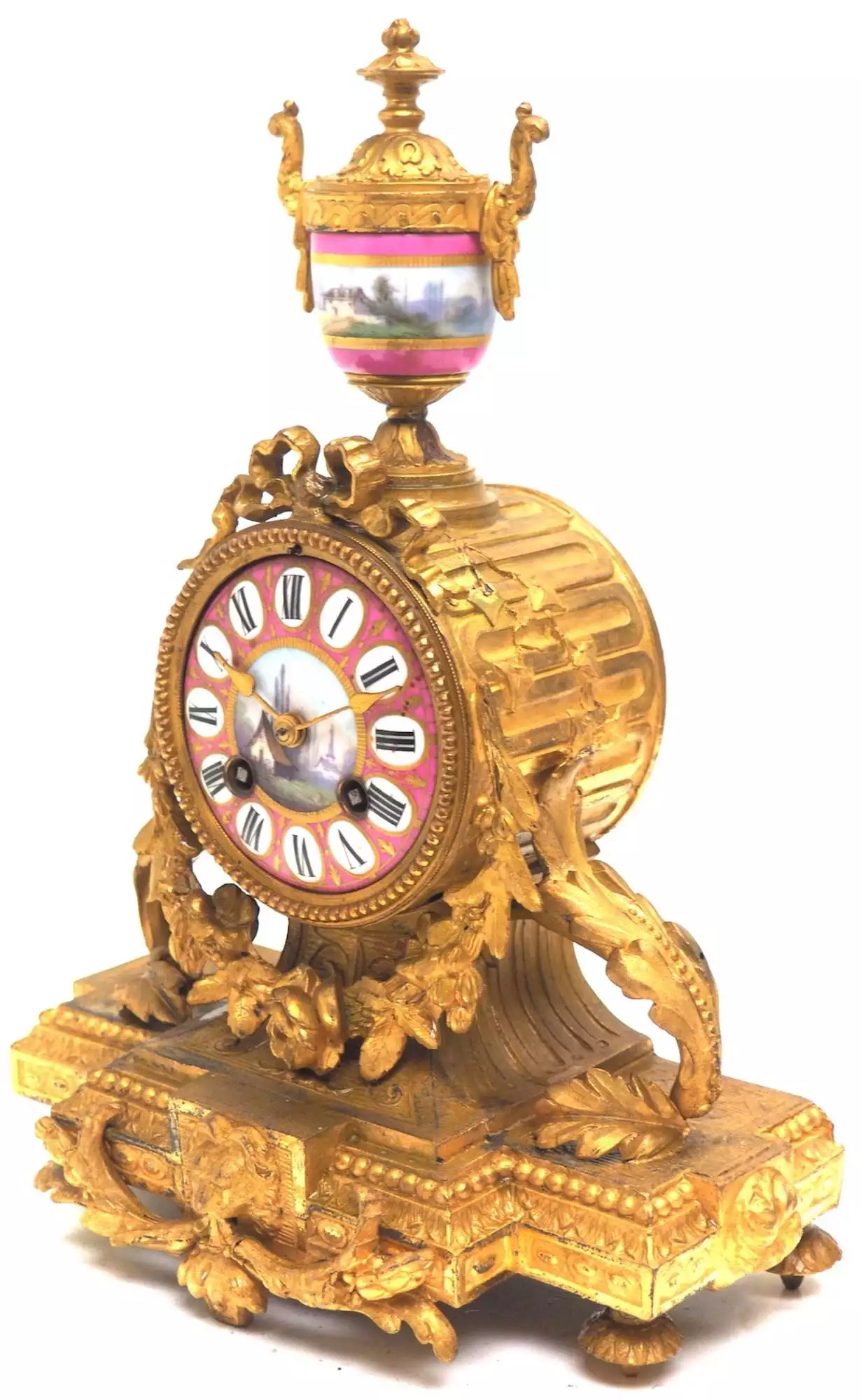 Rare London Verge Bell Top Bracket Clock - Double Fusee Verge Clock By William Strong London, view 4