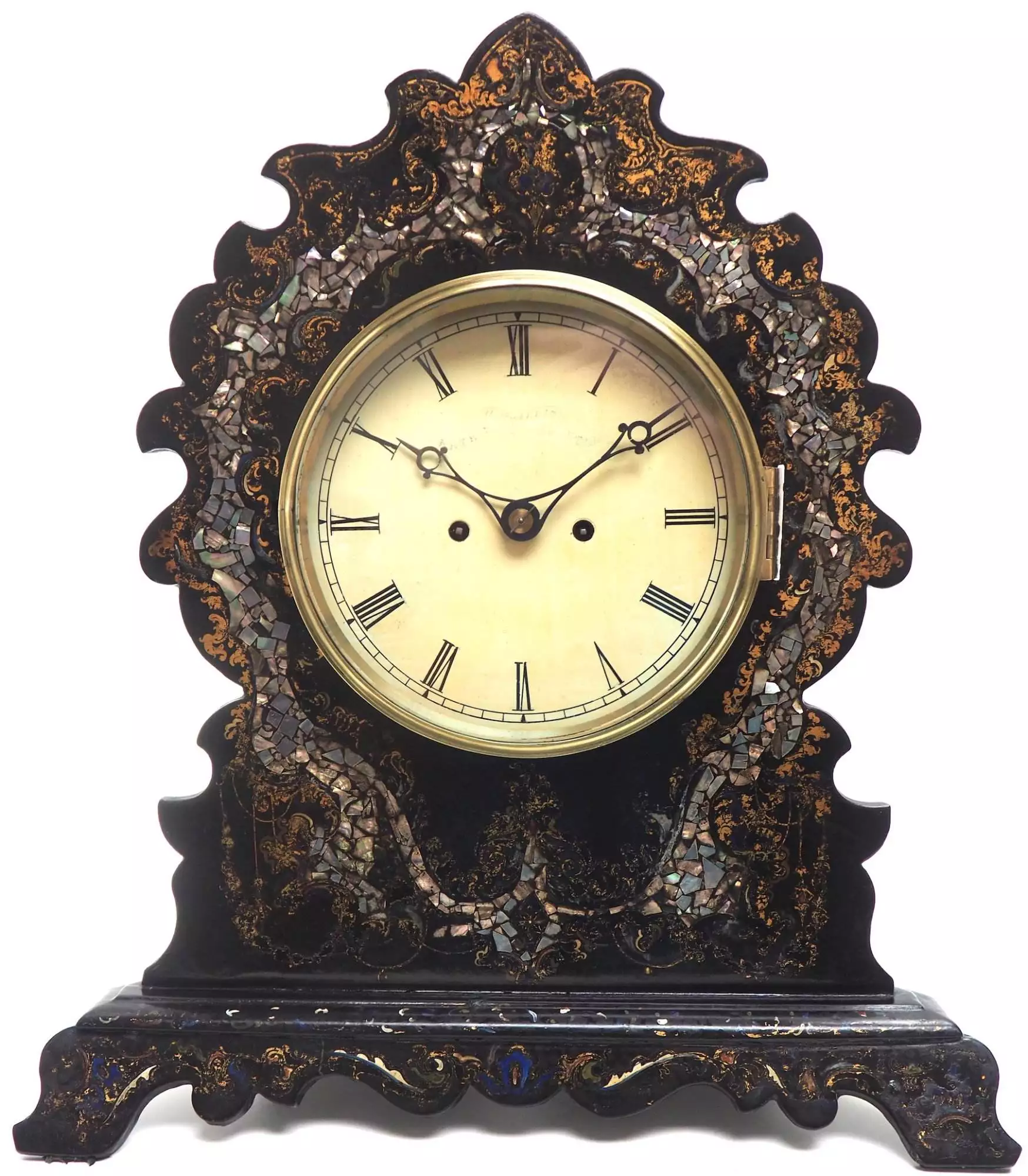 Rare London Verge Bell Top Bracket Clock - Double Fusee Verge Clock By William Strong London, view 11