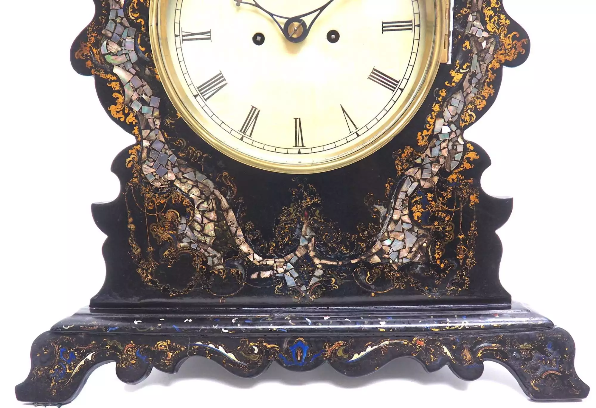 Rare London Verge Bell Top Bracket Clock - Double Fusee Verge Clock By William Strong London, view 10