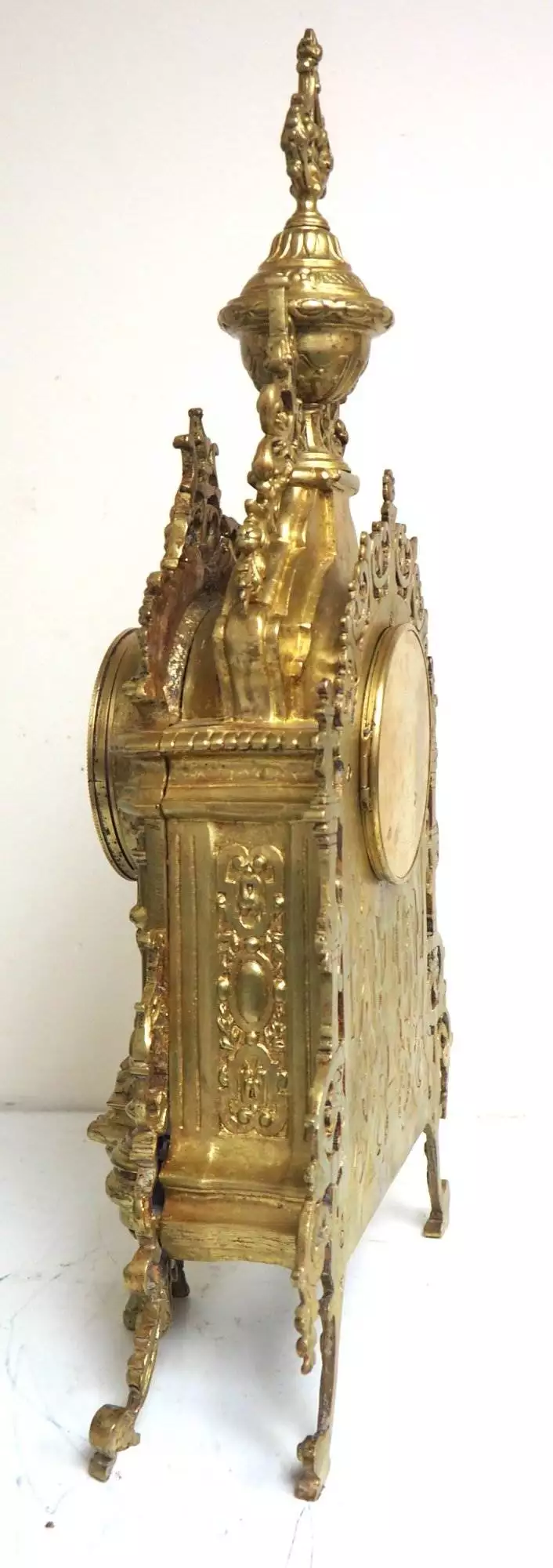 Rare London Verge Bell Top Bracket Clock - Double Fusee Verge Clock By William Strong London, view 3