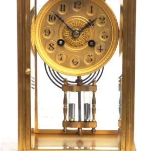 Fine Antique French 8-Day Rectangle Carriage Clock Mantel Timepiece C1890, view 2