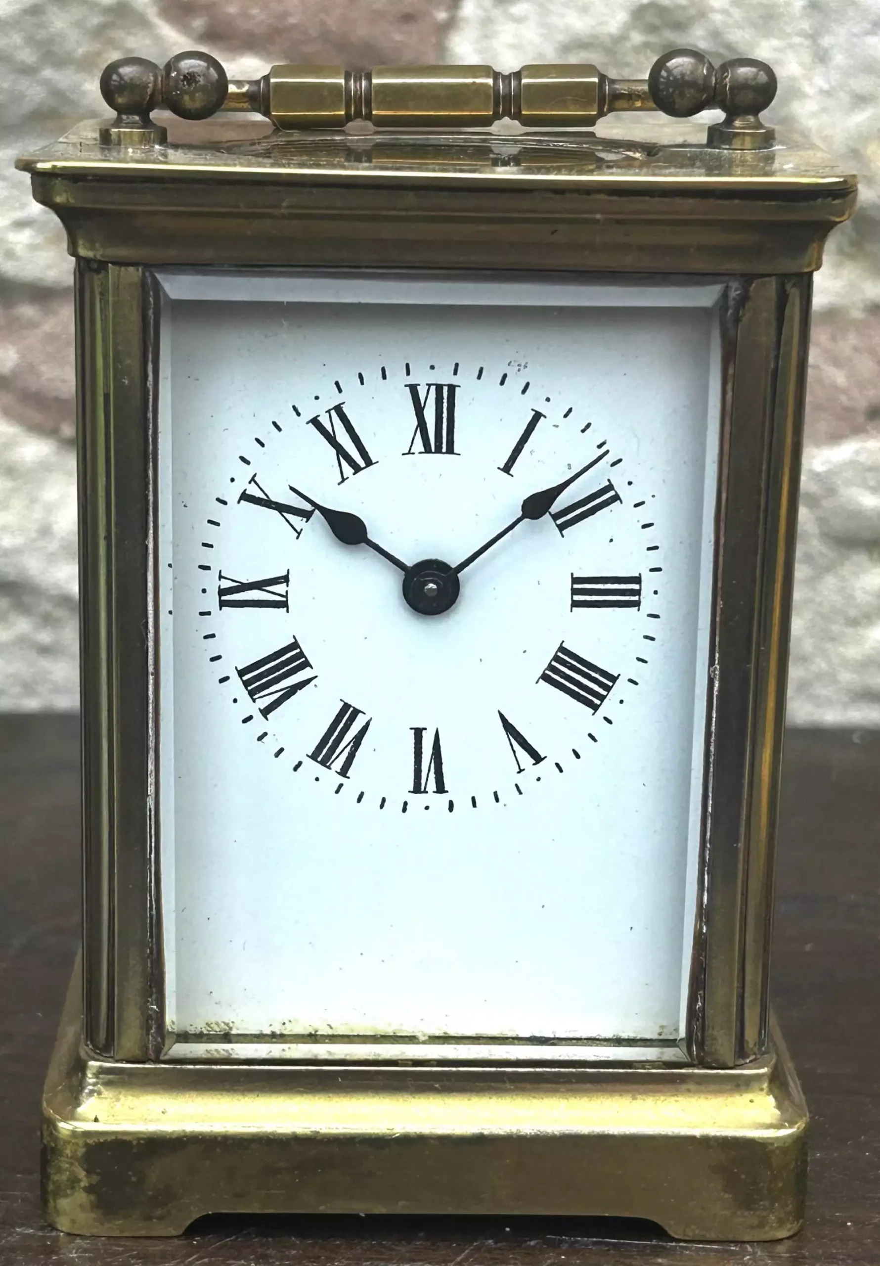 Incredible Rosewood Mini drop dial Clock Fusee movement, view 6