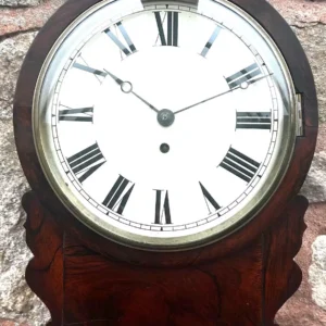 Stunning Rare Blue Coalport Porcelain Mantle Clock, ca 1850, view 2