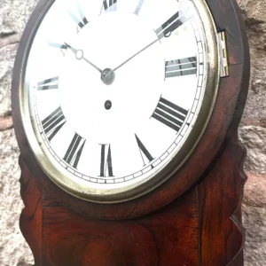 Beautiful Contemporary Vintage Wall clock, Antique movement, Newer Case