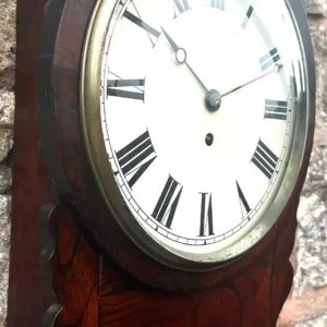Beautiful Contemporary Vintage Wall clock, Antique movement, Newer Case, view 2