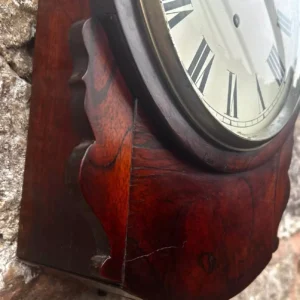 Stunning Antique Rosewood inlaid cased Oldham drop Dial Clock