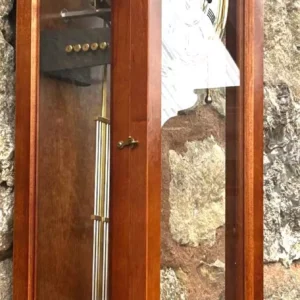Stunning Antique Rosewood inlaid cased Oldham drop Dial Clock, view 2