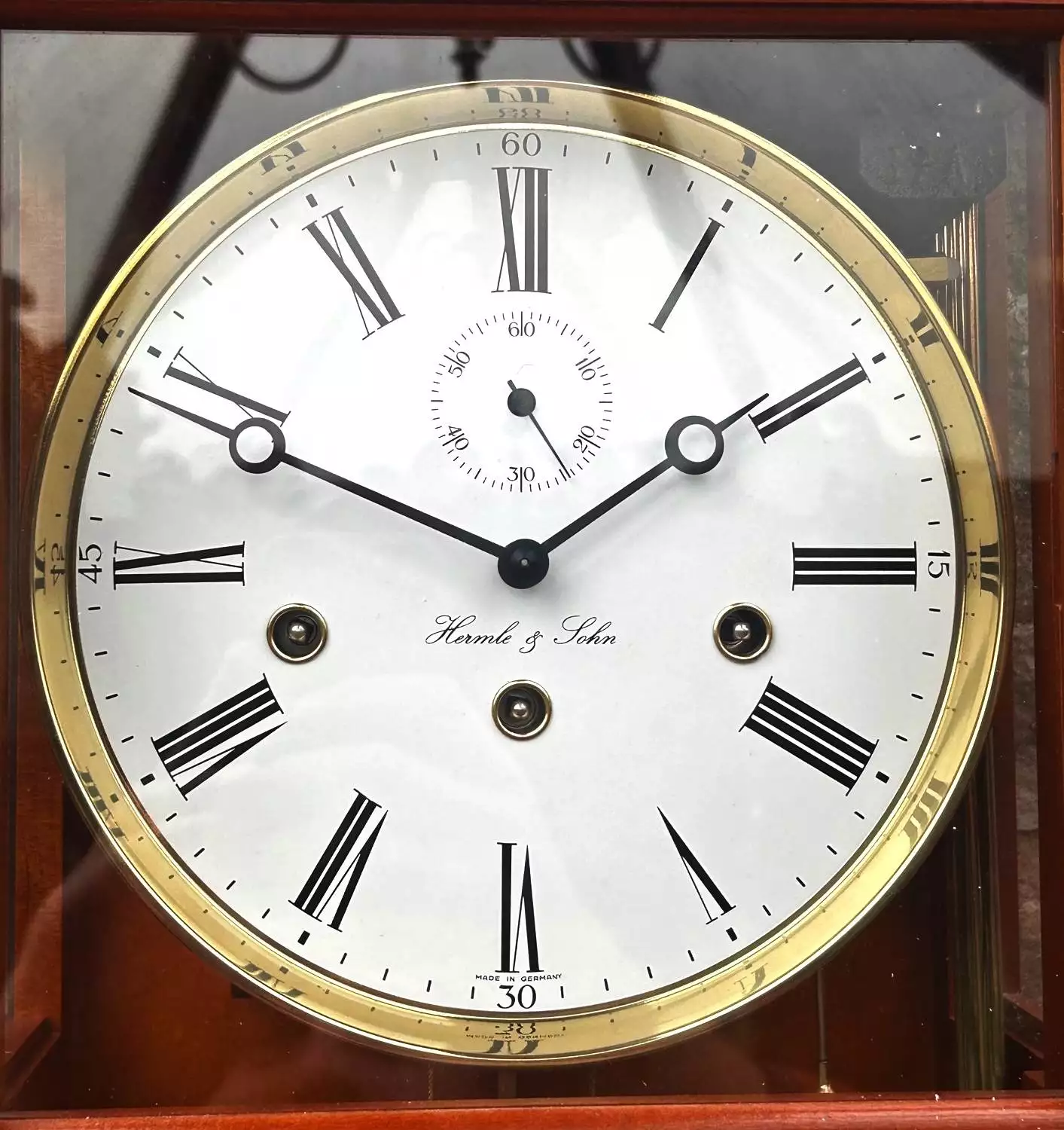 Charming Vintage German 400-Day Torsion Clock German Anniversary Clock, view 4