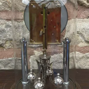 Rare unusual Ornate French Cast Case Mantle clock, 8 day Clock