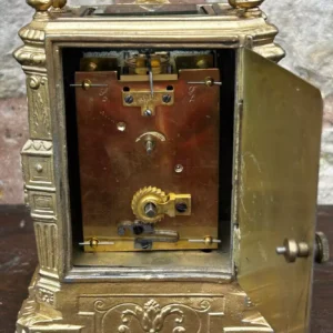 Architectural Slate Mantle clock, Rare movement - 8 Day bell striking, view 2