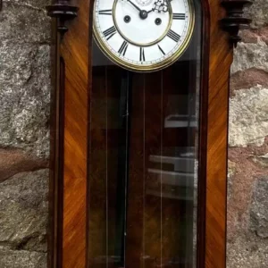 Antique Westminster Chime Arched Top Bracket Clock by Lenskirch