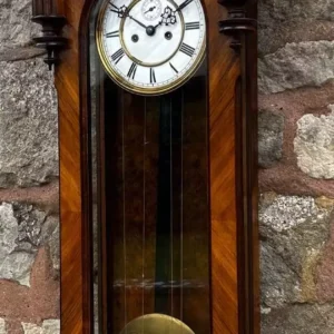 Antique Westminster Chime Arched Top Bracket Clock by Lenskirch, view 2