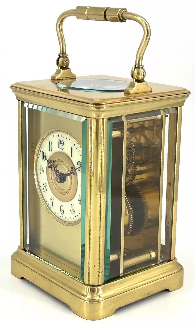 Fine Ducourt Victorian Carriage Clock - French 8-Day Carriage Clock C1890, view 2