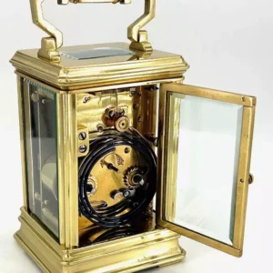 Stunning Antique Victorian Carriage Clock - French 8-Day Carriage Clock C1880