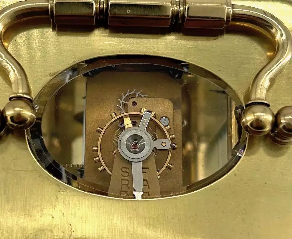 Fabulous Victorian Antique Carriage Clock, gong Striking French 8-Day Carriage Clock C1880, view 11