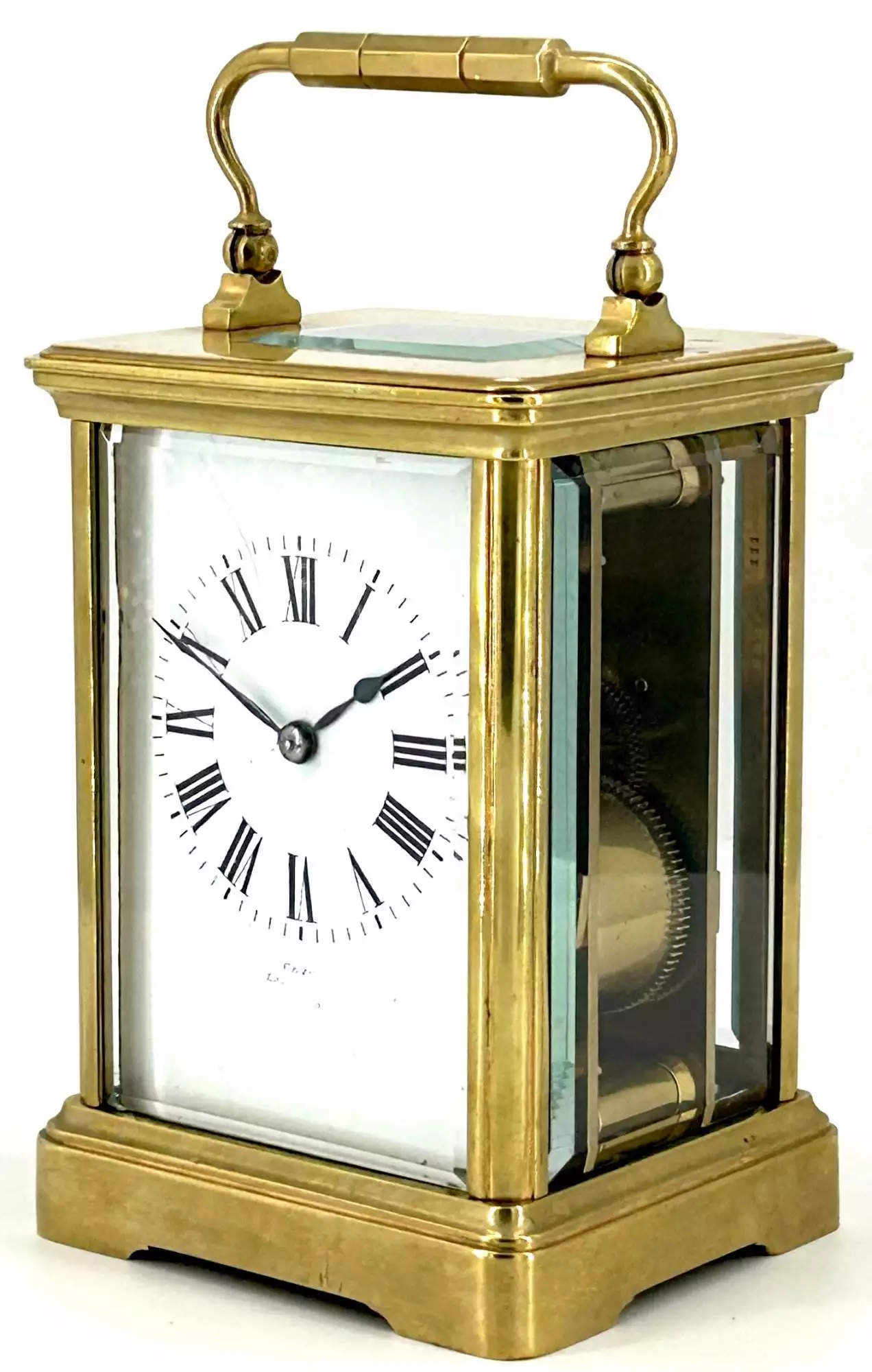 Stunning Antique Repeater Carriage Clock, French 8-Day Carriage Clock C1890, view 9