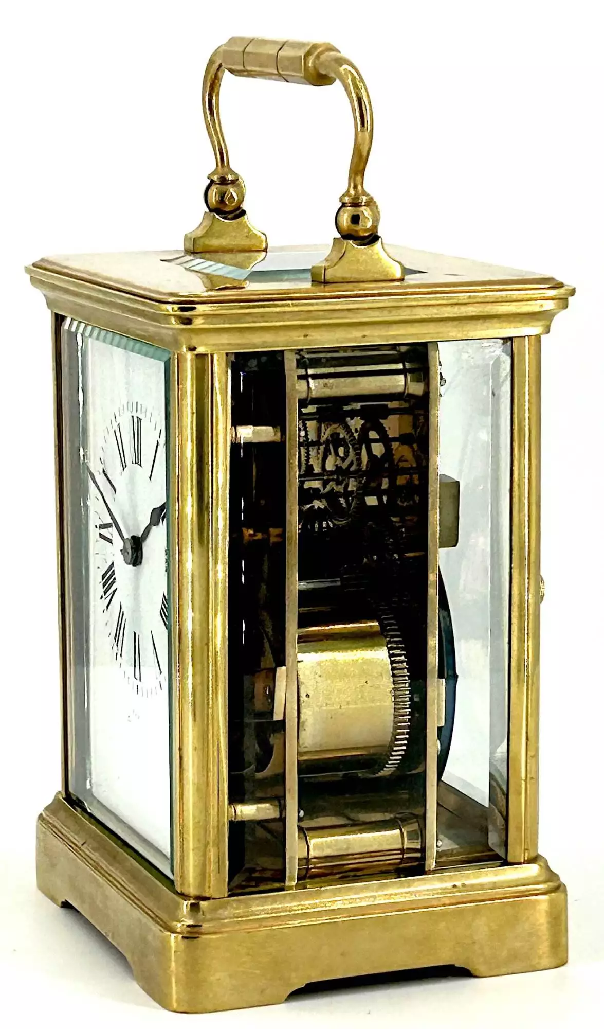 Stunning Antique Repeater Carriage Clock, French 8-Day Carriage Clock C1890, view 7
