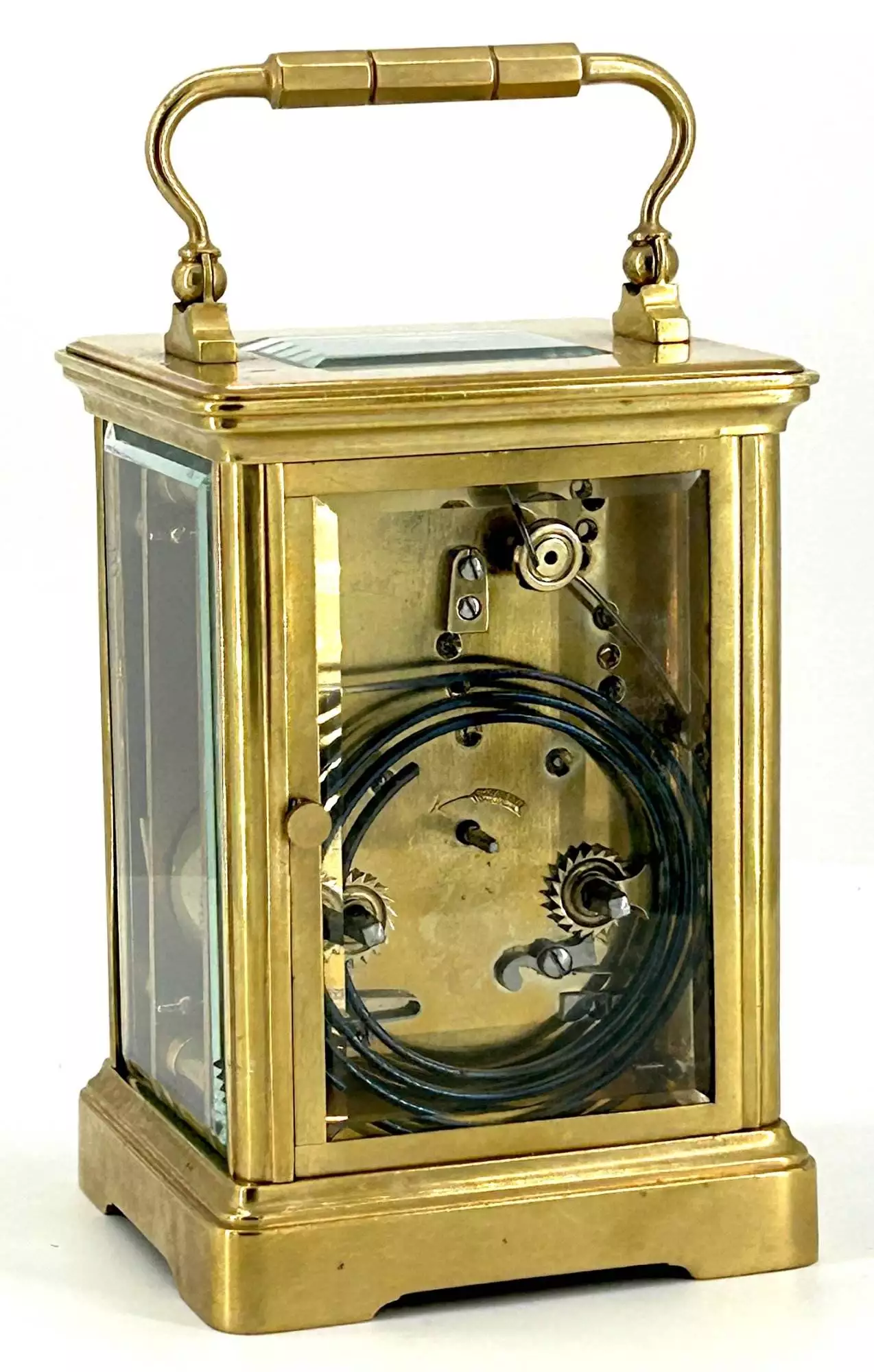 Stunning Antique Repeater Carriage Clock, French 8-Day Carriage Clock C1890, view 4