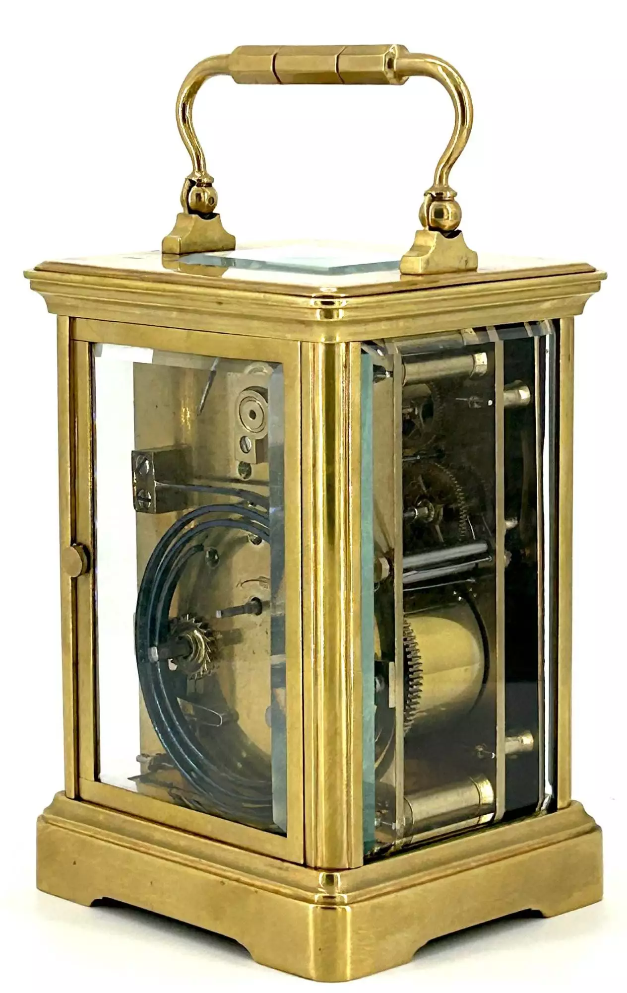Stunning Antique Repeater Carriage Clock, French 8-Day Carriage Clock C1890, view 2