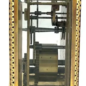 Lovely Antique Masked dial Carriage Clock, French 8-Day Carriage Clock C1900, view 2
