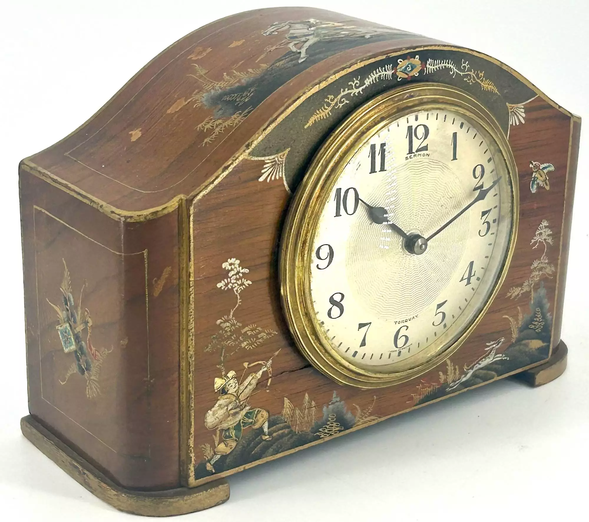 Stunning Green Onyx Case Elliot Mantel Clock