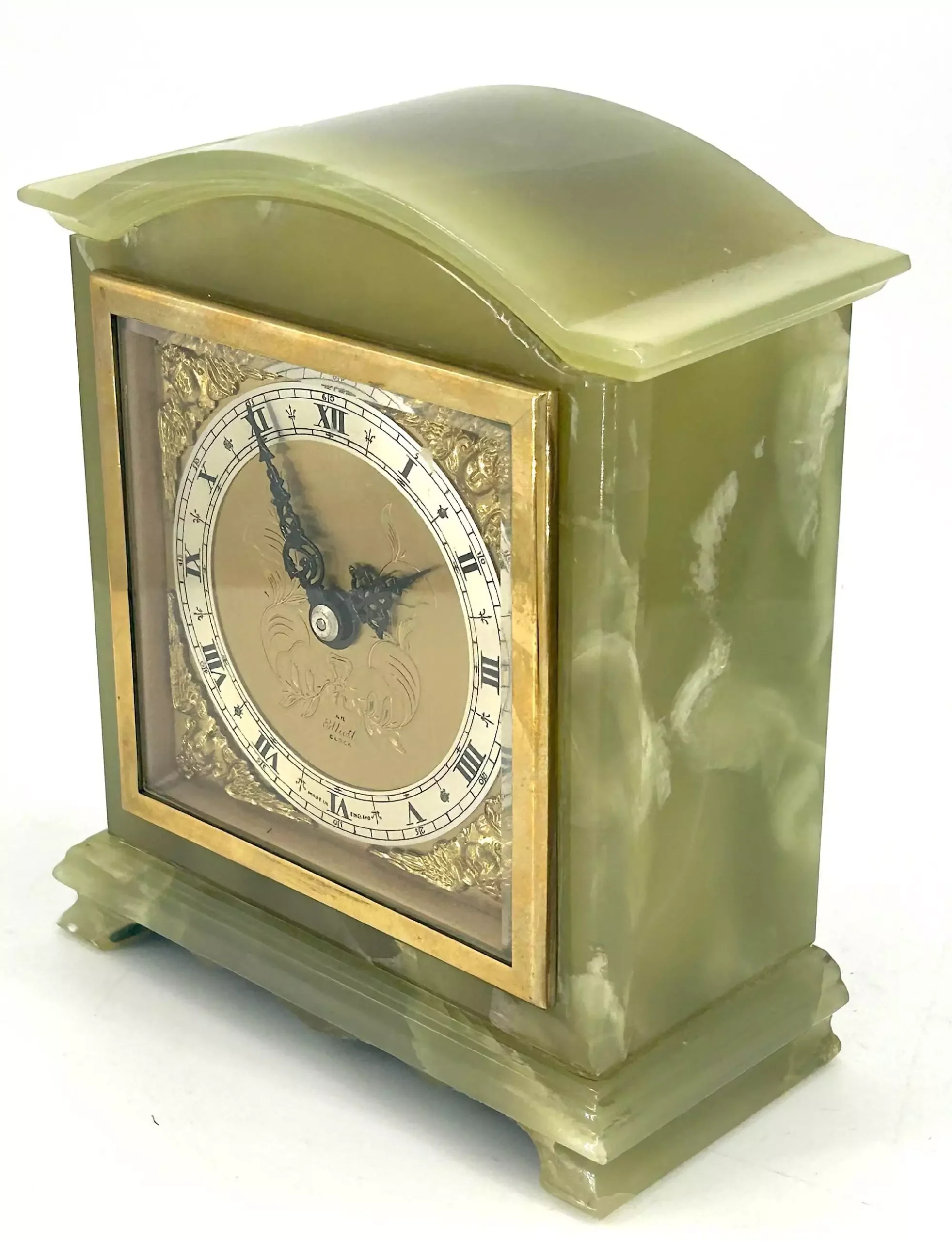 Awesome Antique English fusee Skeleton Clock, ca1880, view 2