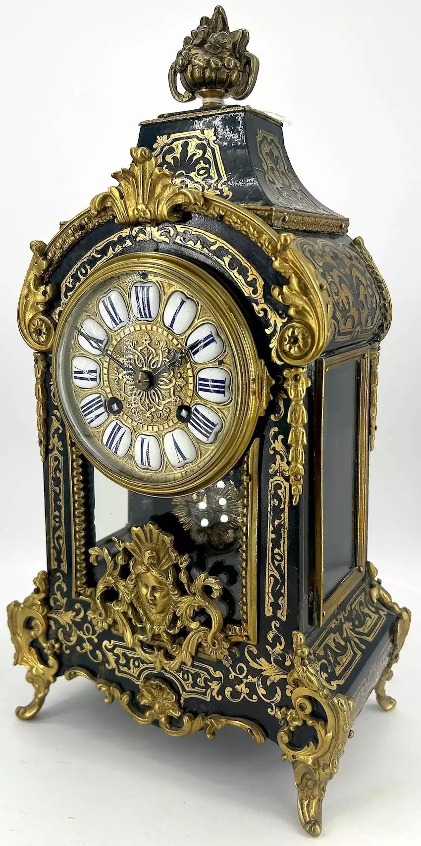 Incredible Victorian miniature Bracket Clock, ca1890, view 3