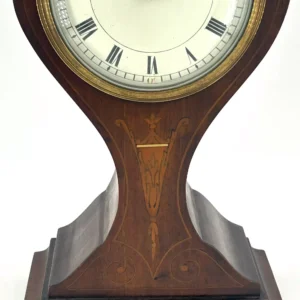 Stunning Rare Blue Coalport Porcelain Mantle Clock, ca 1850