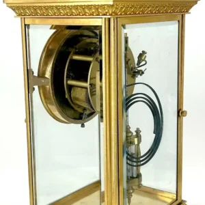 Cute Victorian False Slate Mantle Clock, ca 1890, view 2