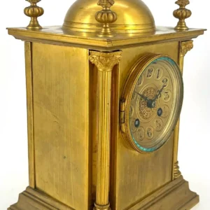 Fabulous Victorian Antique Carriage Clock, French 8-Day Carriage Clock C1880, view 2