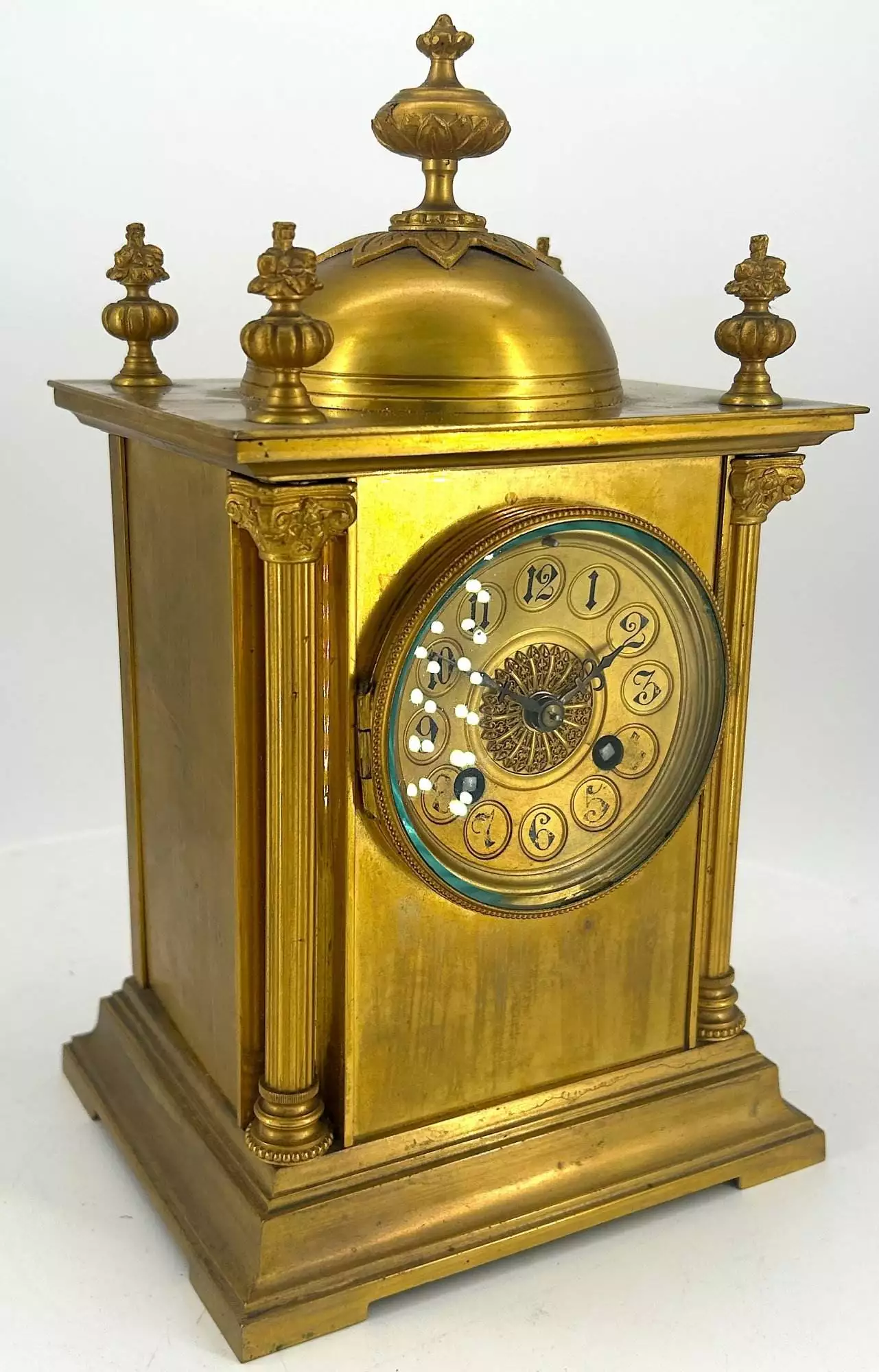 Beautiful Georgian English Mahogany case twin Fusee Verge Bracket Clock - ca1760, view 2
