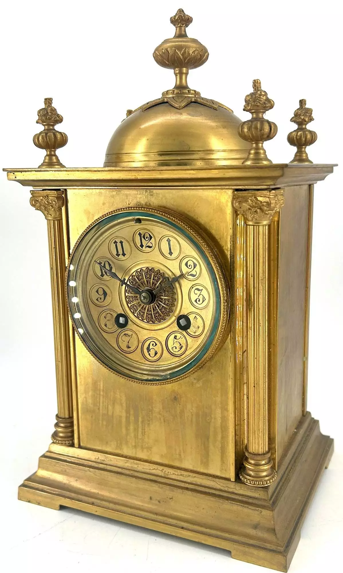 Beautiful Georgian English Mahogany case twin Fusee Verge Bracket Clock - ca1760