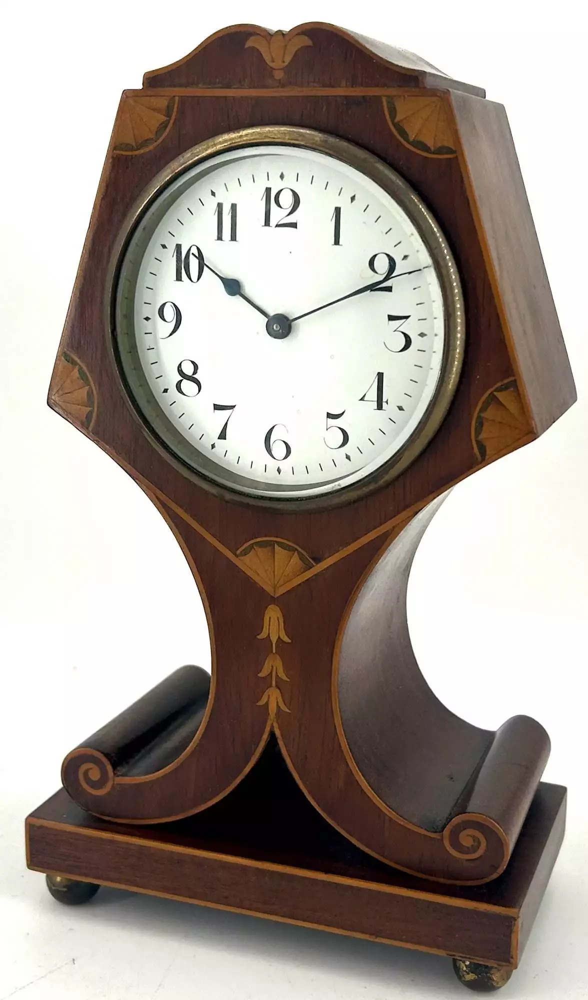 Beautiful Georgian English Mahogany case twin Fusee Verge Bracket Clock - ca1760, view 6