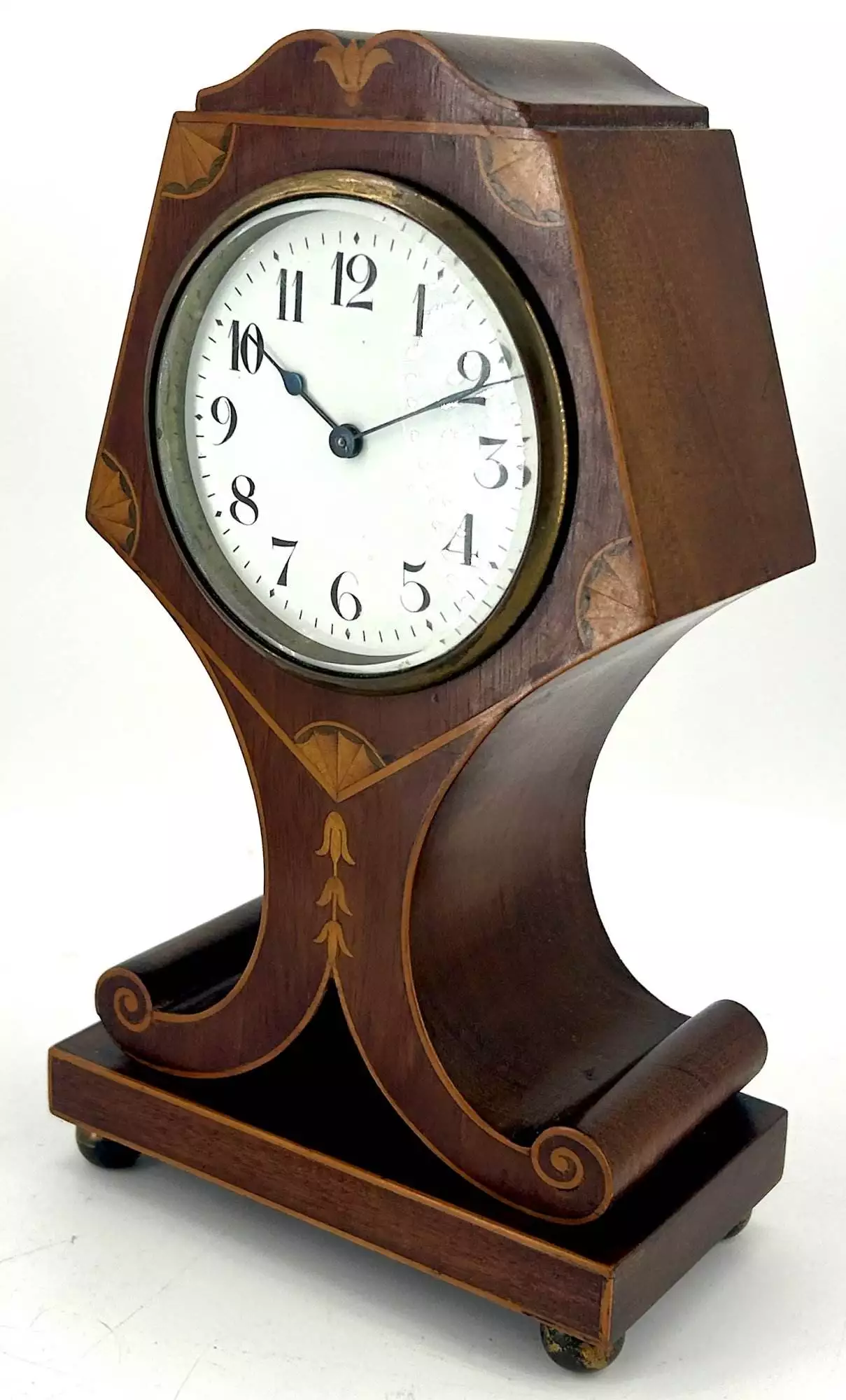 Beautiful Georgian English Mahogany case twin Fusee Verge Bracket Clock - ca1760, view 11