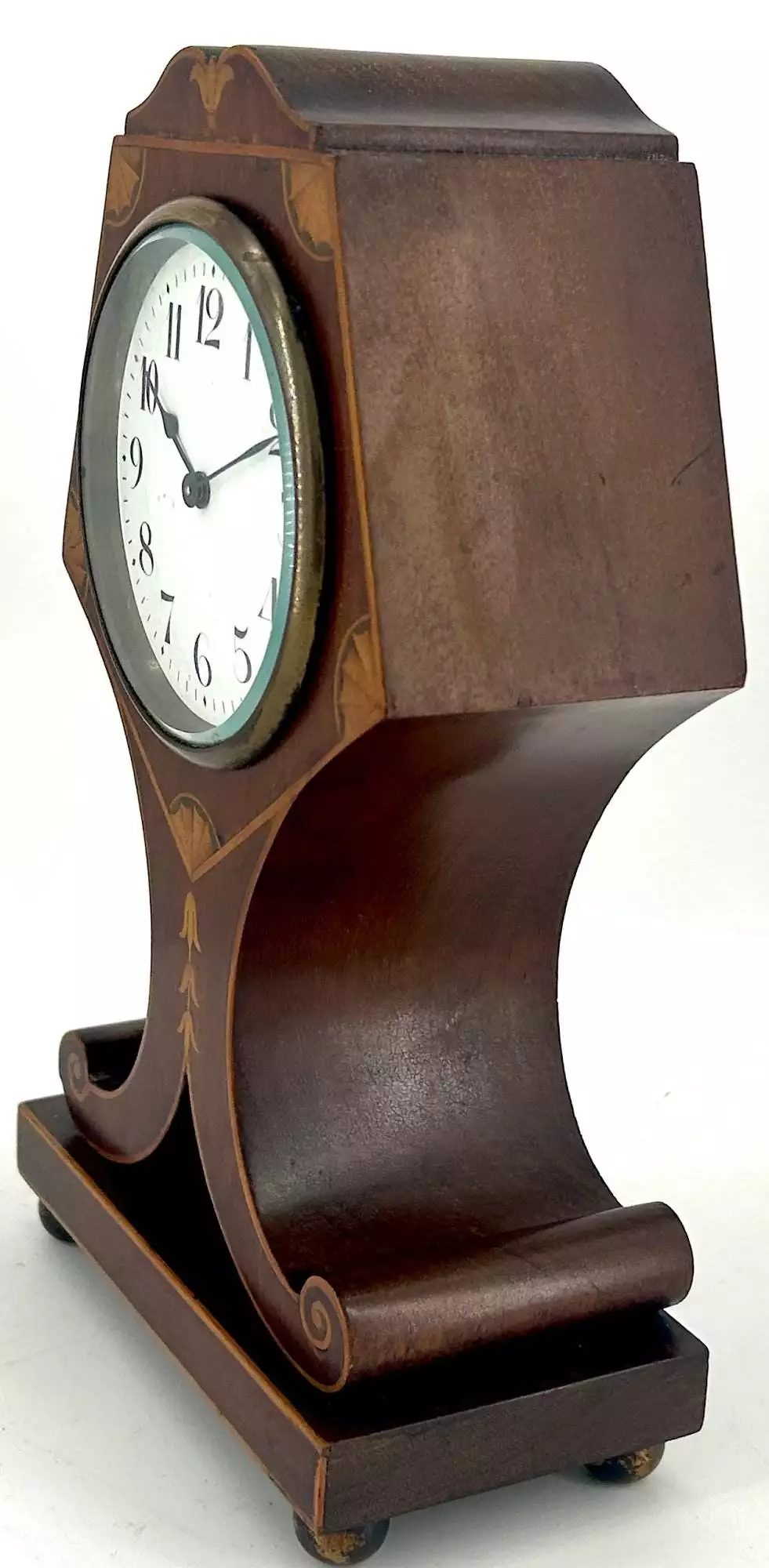 Beautiful Georgian English Mahogany case twin Fusee Verge Bracket Clock - ca1760, view 12