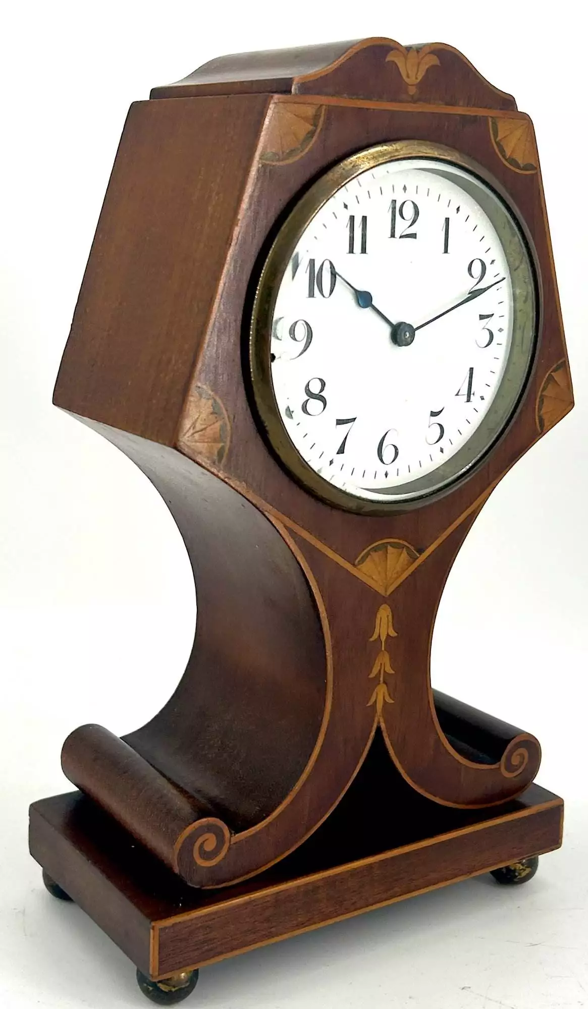 Beautiful Georgian English Mahogany case twin Fusee Verge Bracket Clock - ca1760, view 15