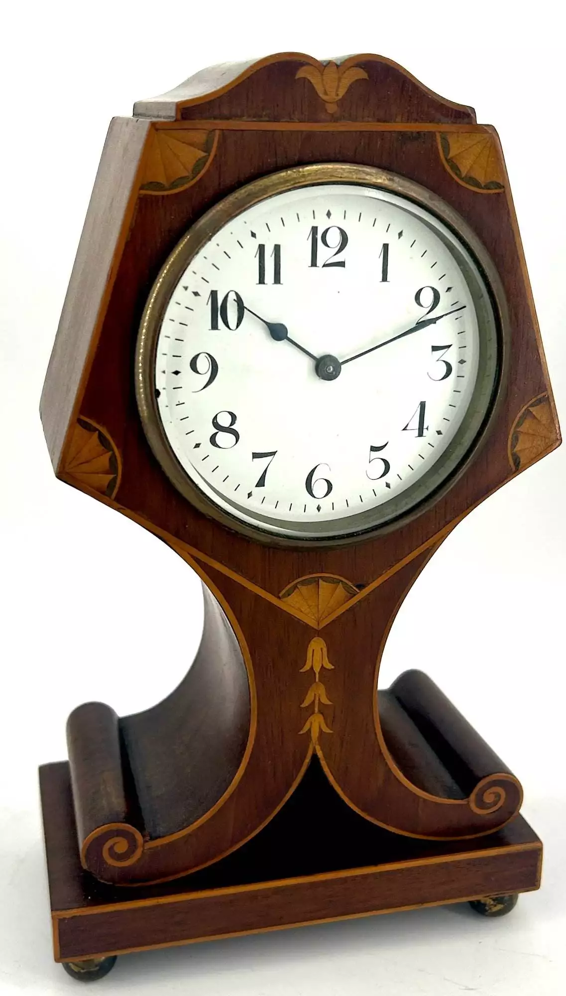 Beautiful Georgian English Mahogany case twin Fusee Verge Bracket Clock - ca1760, view 14
