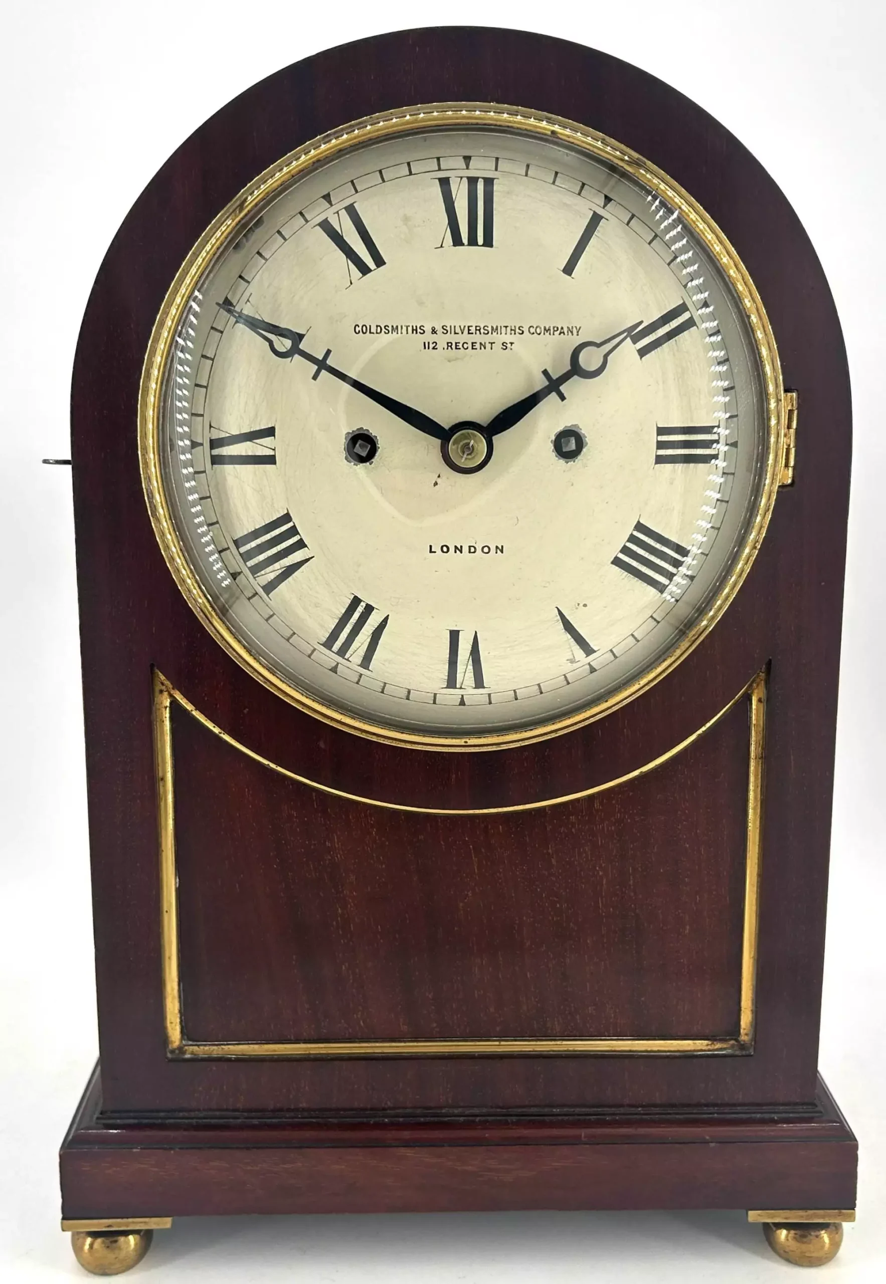 Fabulous Victorian English Mahogany Architectural cased twin Fusee Bracket Clock - ca1840, view 5