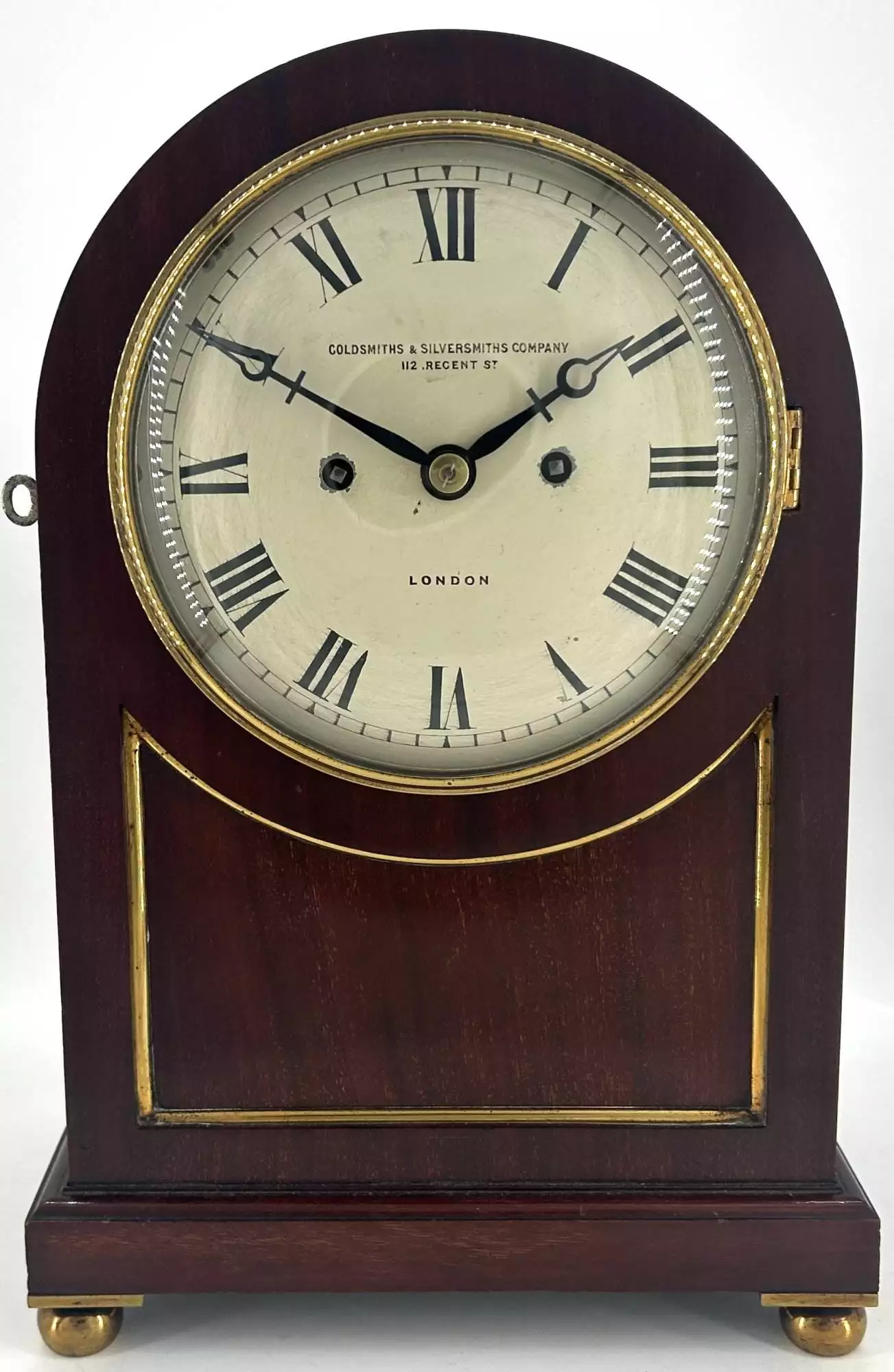 Fabulous Victorian English Mahogany Architectural cased twin Fusee Bracket Clock - ca1840, view 11