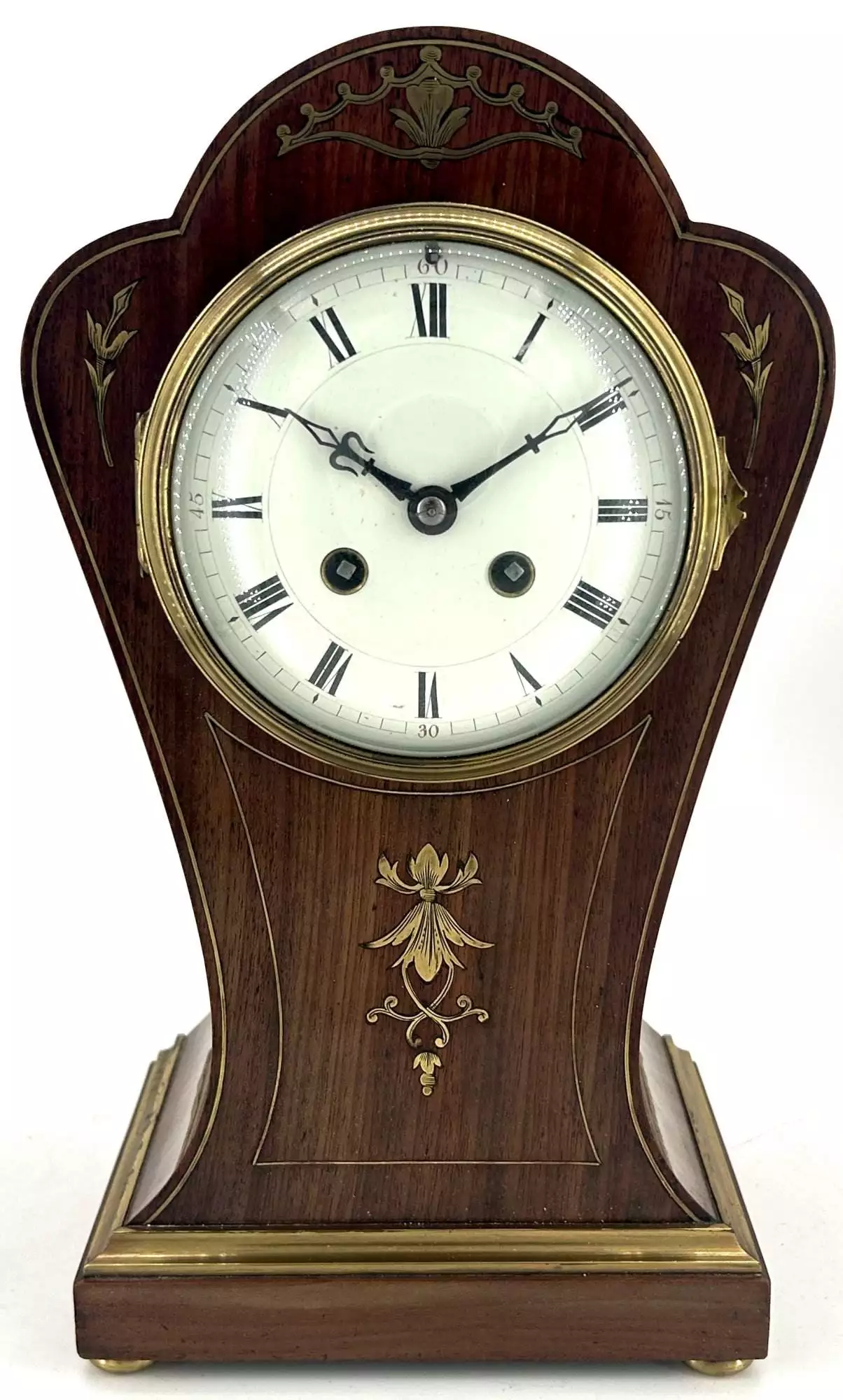 Fabulous Victorian English Mahogany Architectural cased twin Fusee Bracket Clock - ca1840, view 16