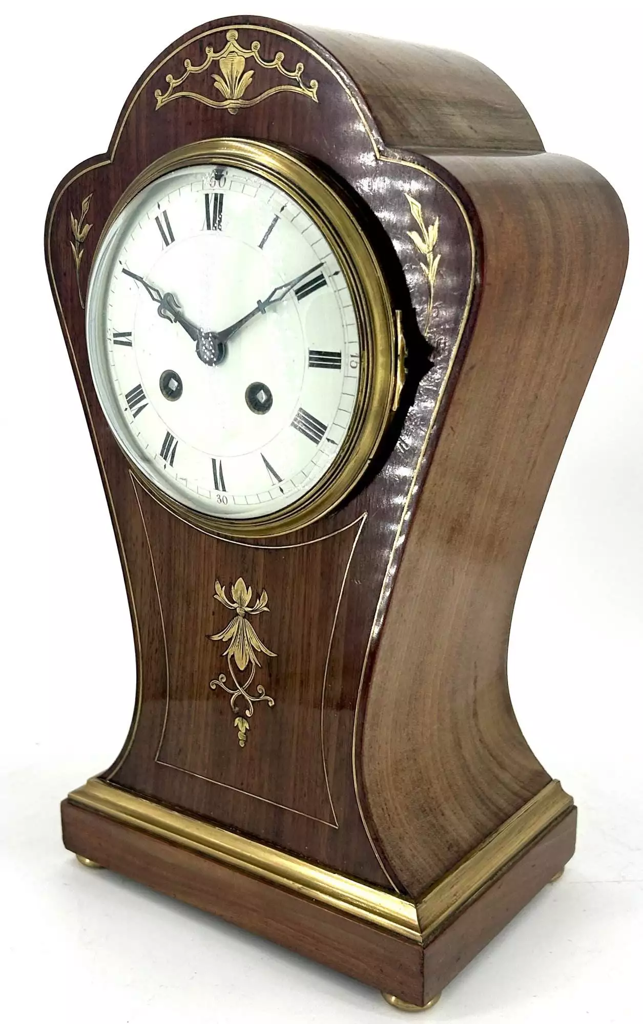 Fabulous Victorian English Mahogany Architectural cased twin Fusee Bracket Clock - ca1840, view 14