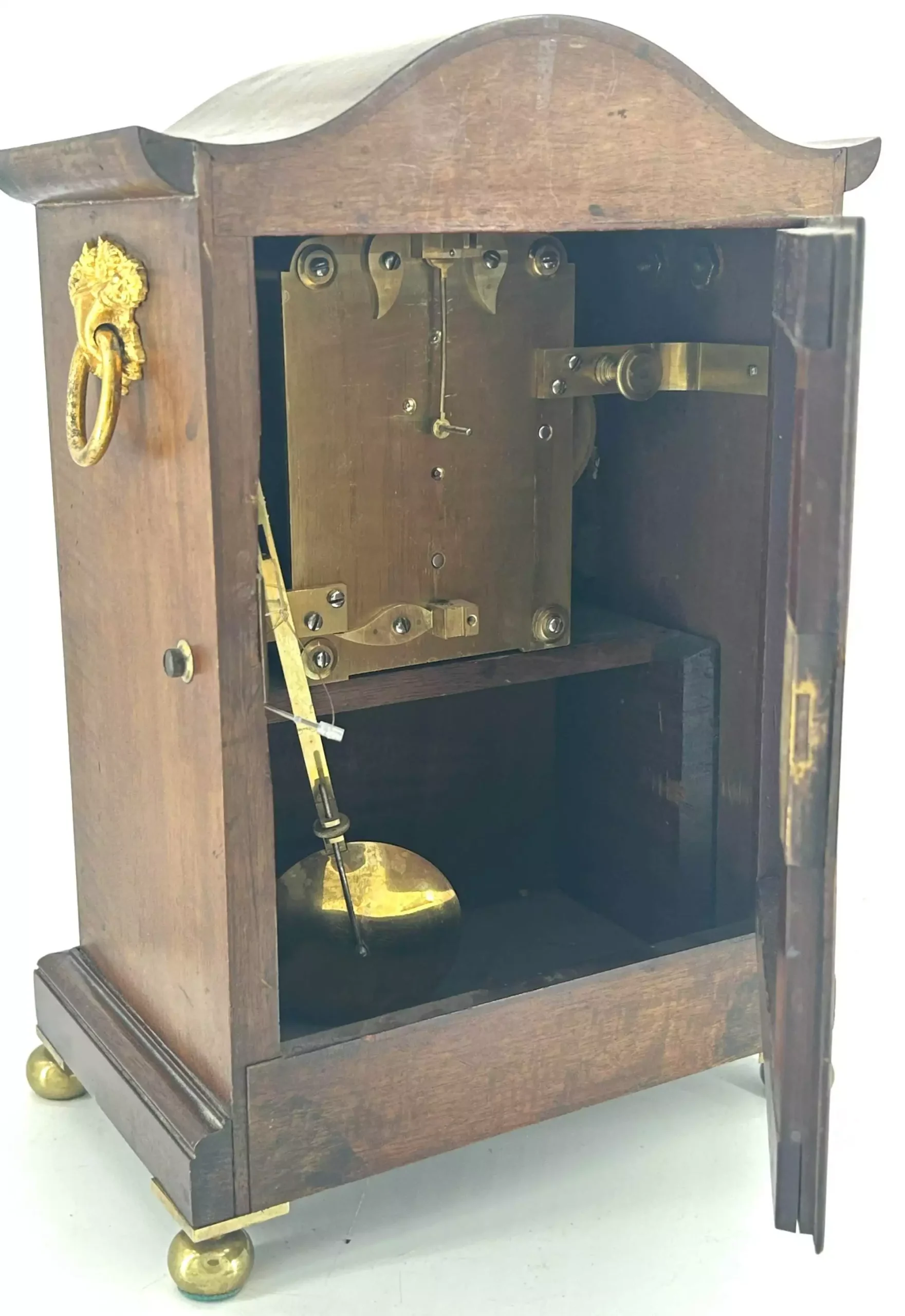 Cute Miniature Elliot Bracket Clock - ca1960, view 10