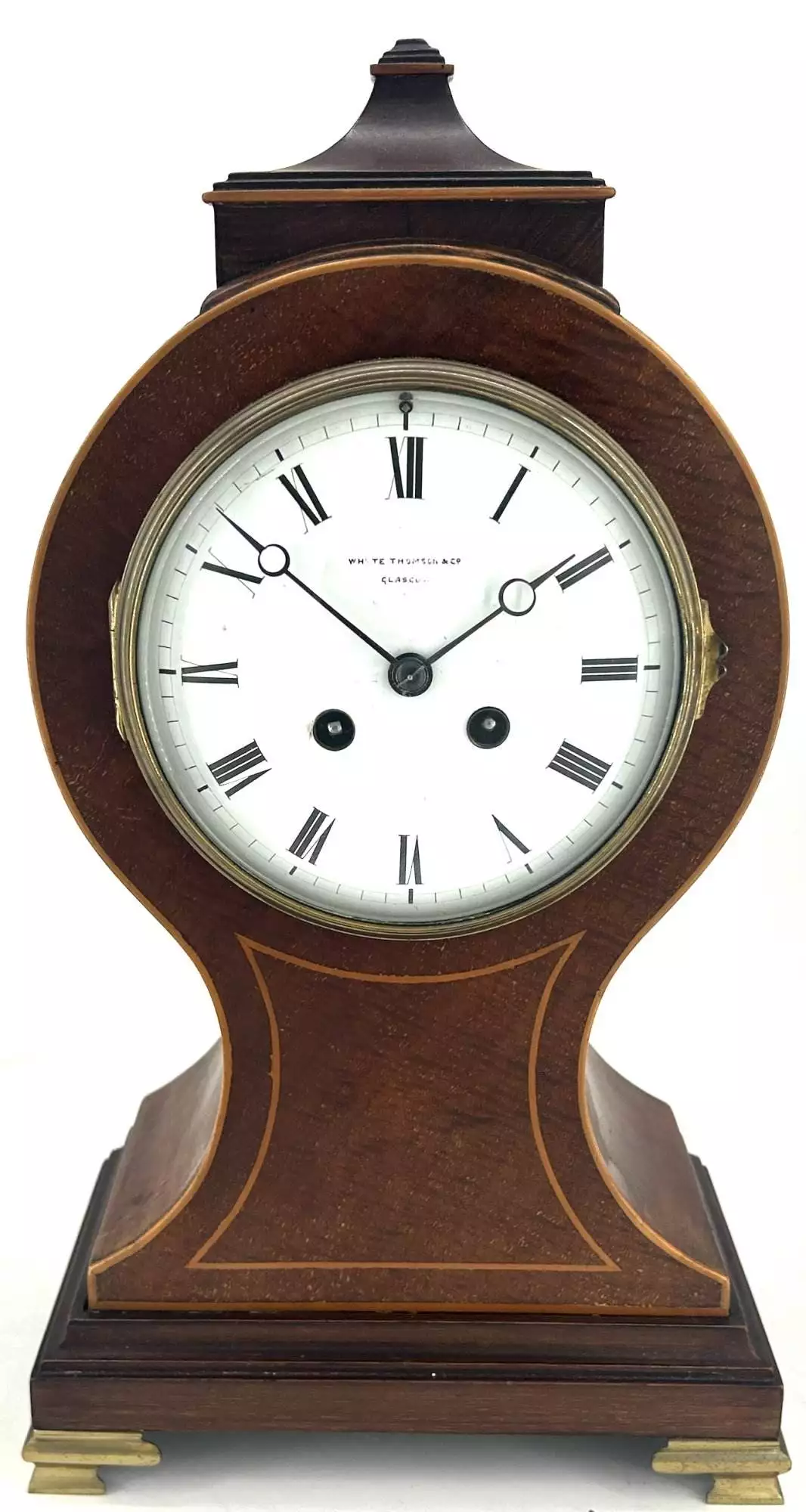 Cute Miniature Elliot Bracket Clock - ca1960, view 6