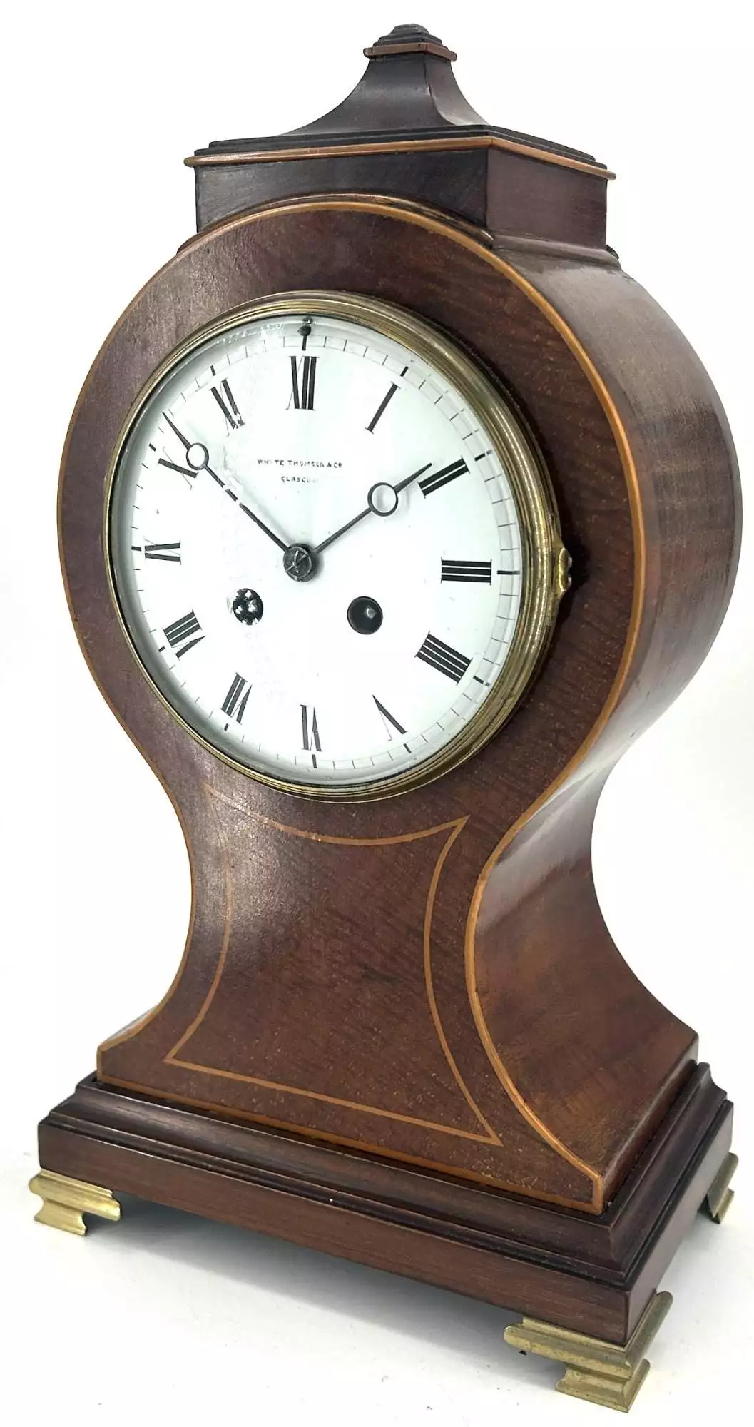 Cute Miniature Elliot Bracket Clock - ca1960, view 4