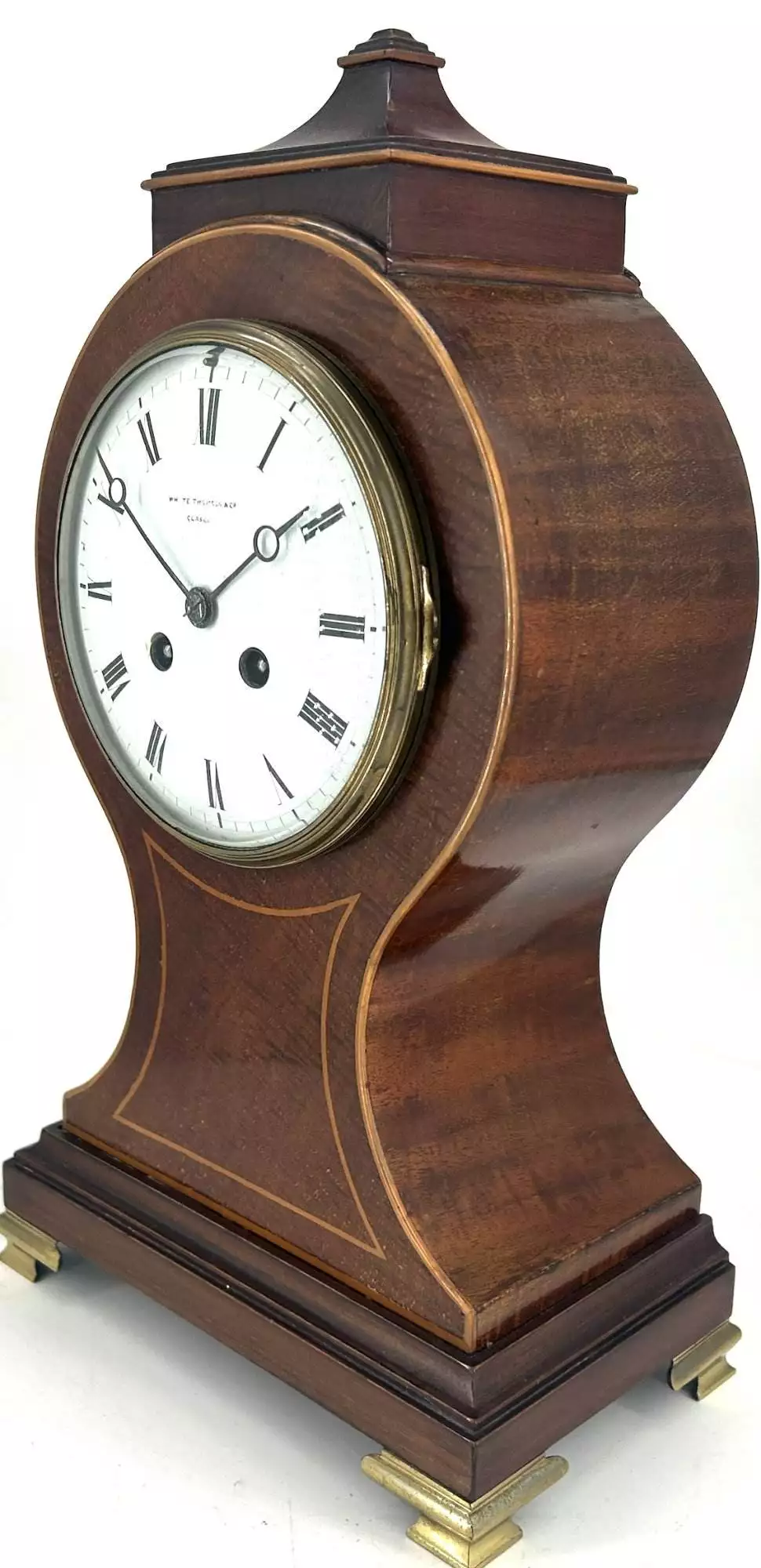 Cute Miniature Elliot Bracket Clock - ca1960, view 3