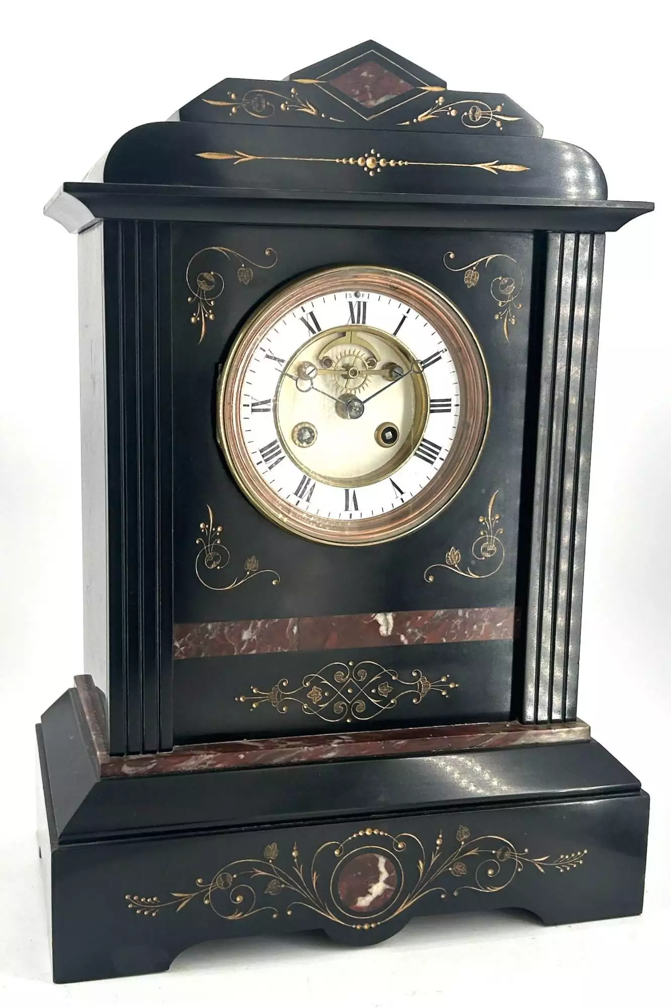 Retro Smiths Art Deco Mantle Clock - ca1950, view 3
