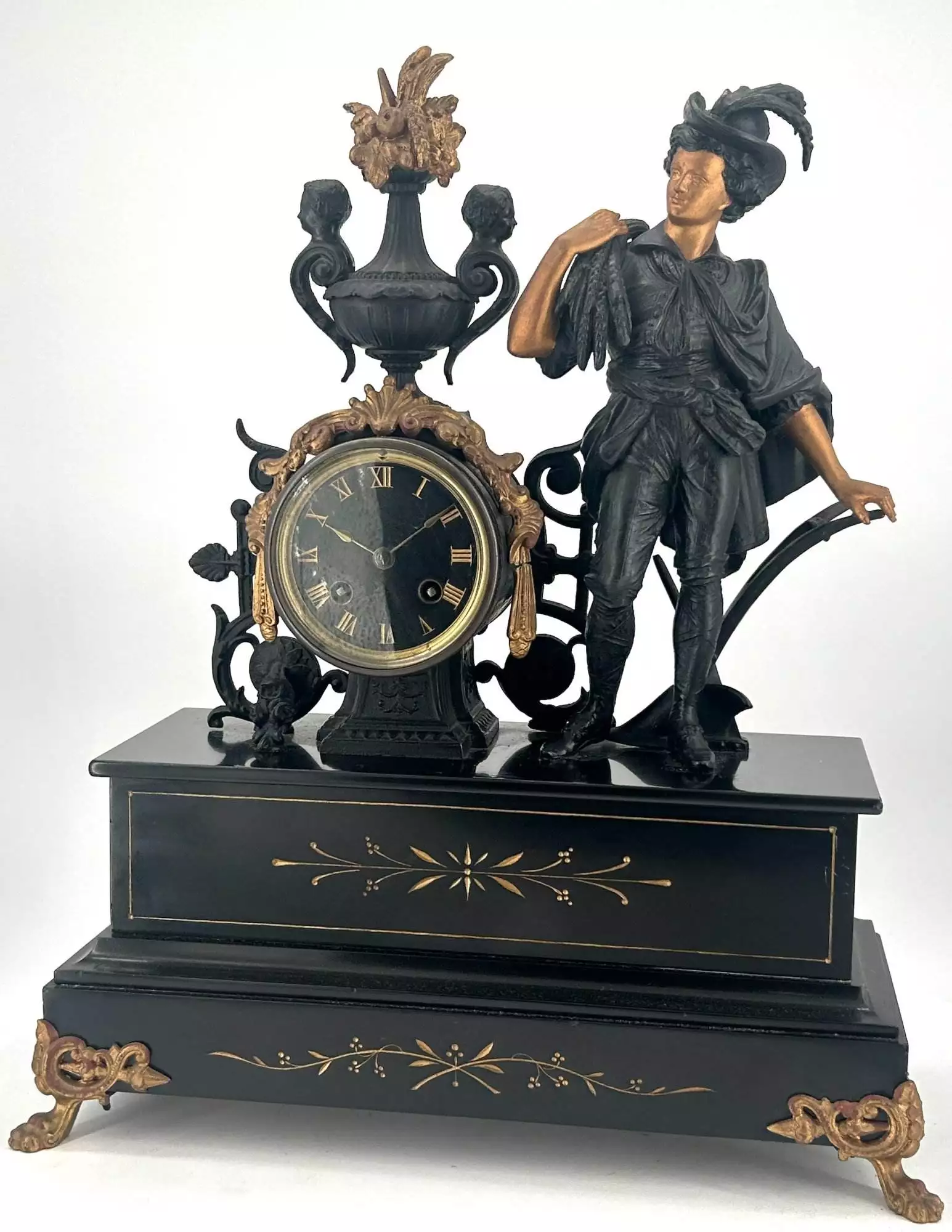 Retro Smiths Art Deco Mantle Clock - ca1950, view 8